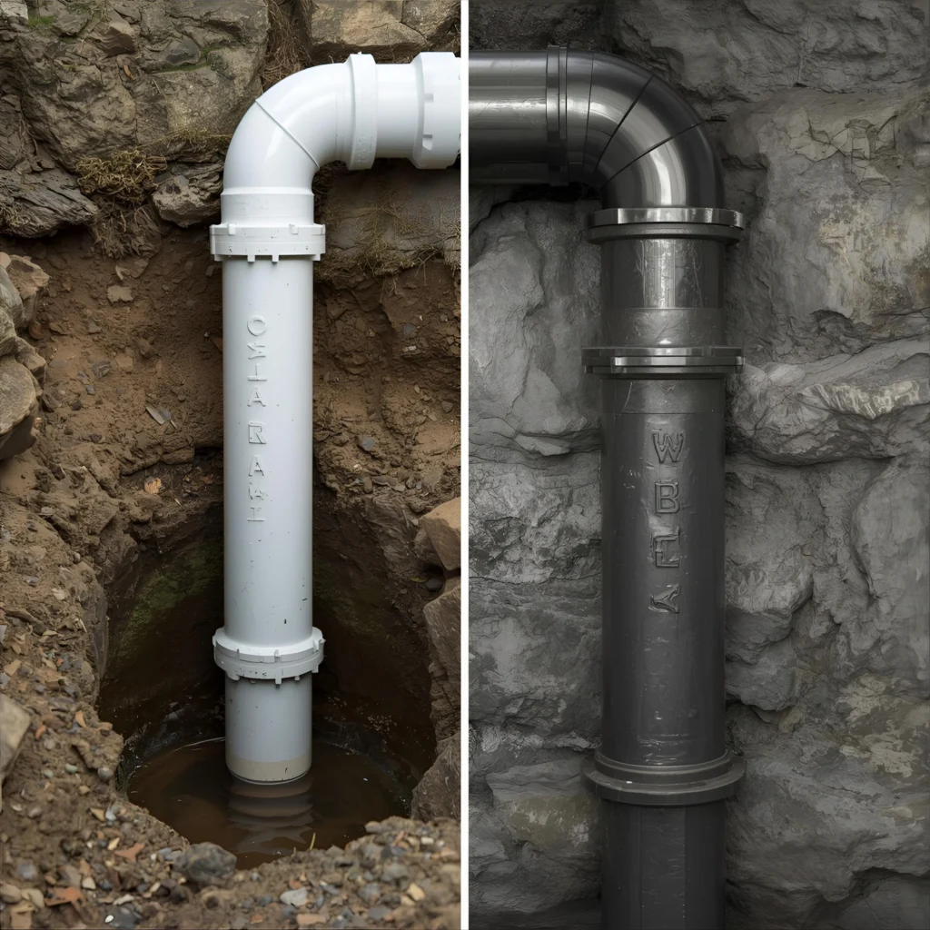 rury - instalacja kanalizacyjna