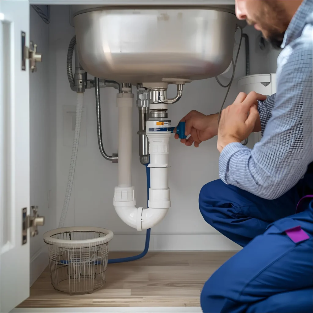 Punkt kanalizacyjny w łazience - instalacja kanalizacyjna