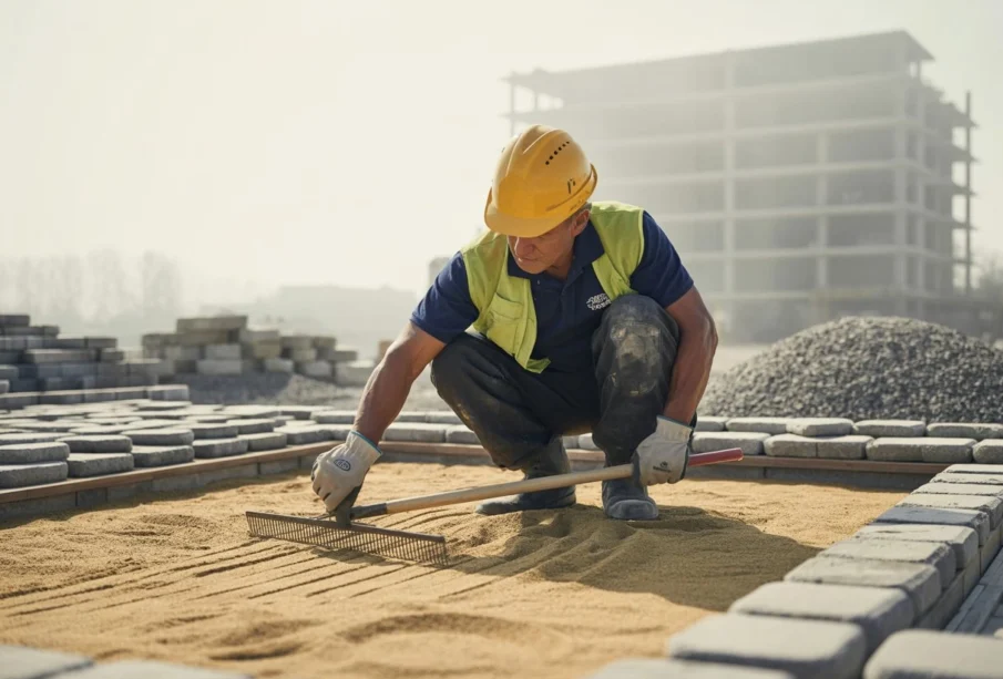 Jak przygotować podłoże pod kostkę brukową.