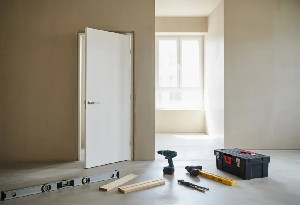 Jak samodzielnie zamontować drzwi wewnętrzne