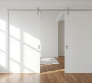 Montaż drzwi przesuwnych w eleganckim stylu