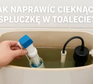 Cieknąca spłuczka w toalecie