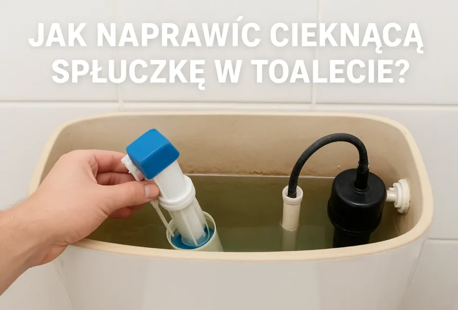 Cieknąca spłuczka w toalecie