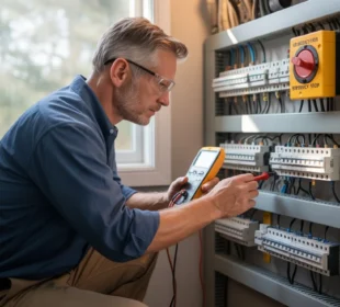 Instalacja elektryczna – kontrola zgodna z prawem budowlanym