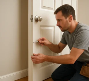 naprawa niedomykających się drzwi