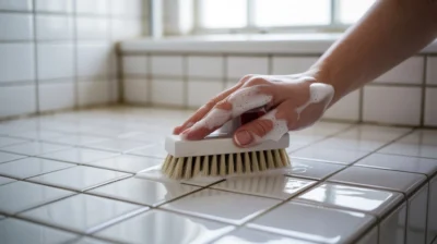 Pleśń z fug w łazience – czyszczenie.