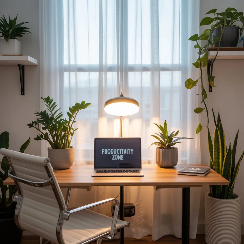 Rośliny doniczkowe home office