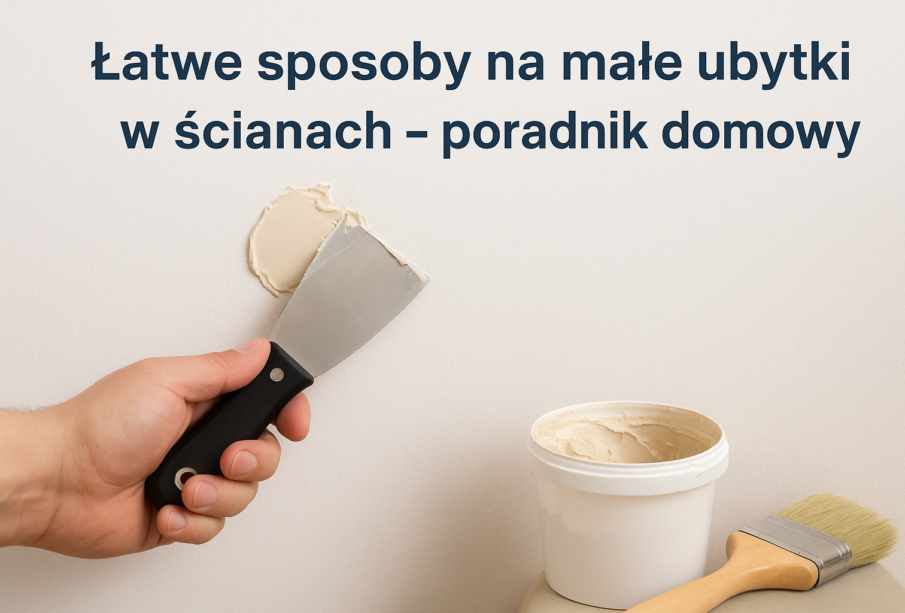 Ubytki w ścianach- poradnik domowy jak je naprawić