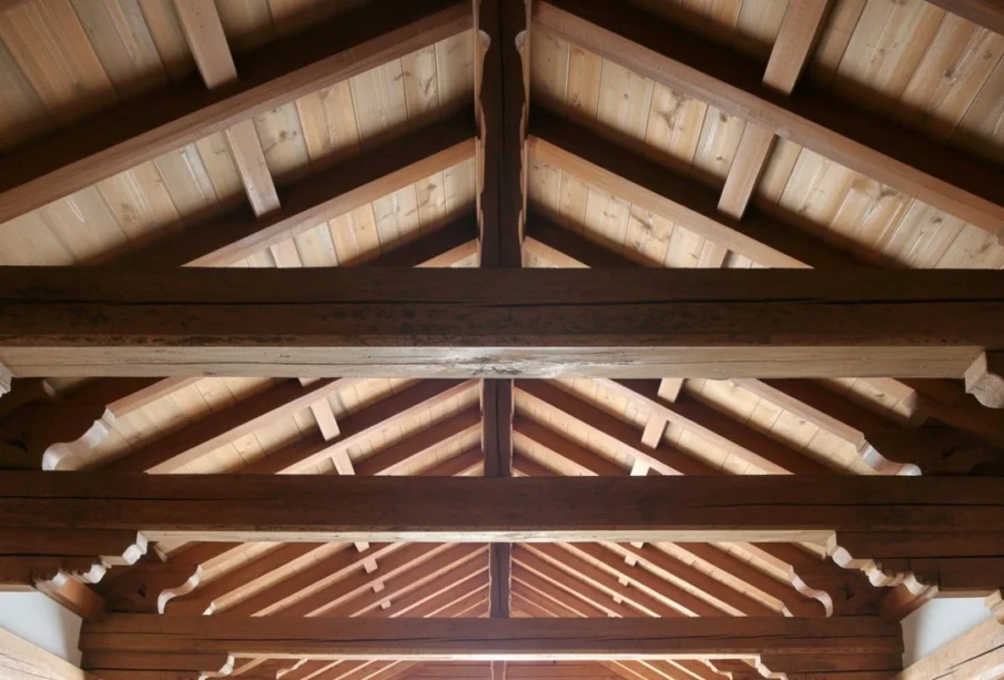 Jak zaprojektować strop drewniany