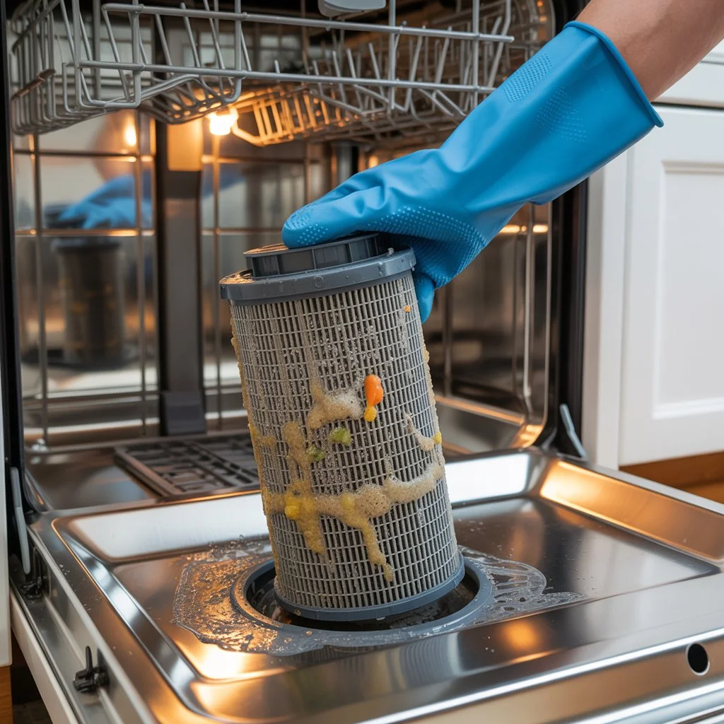 Zmywarka nie domywa naczyń