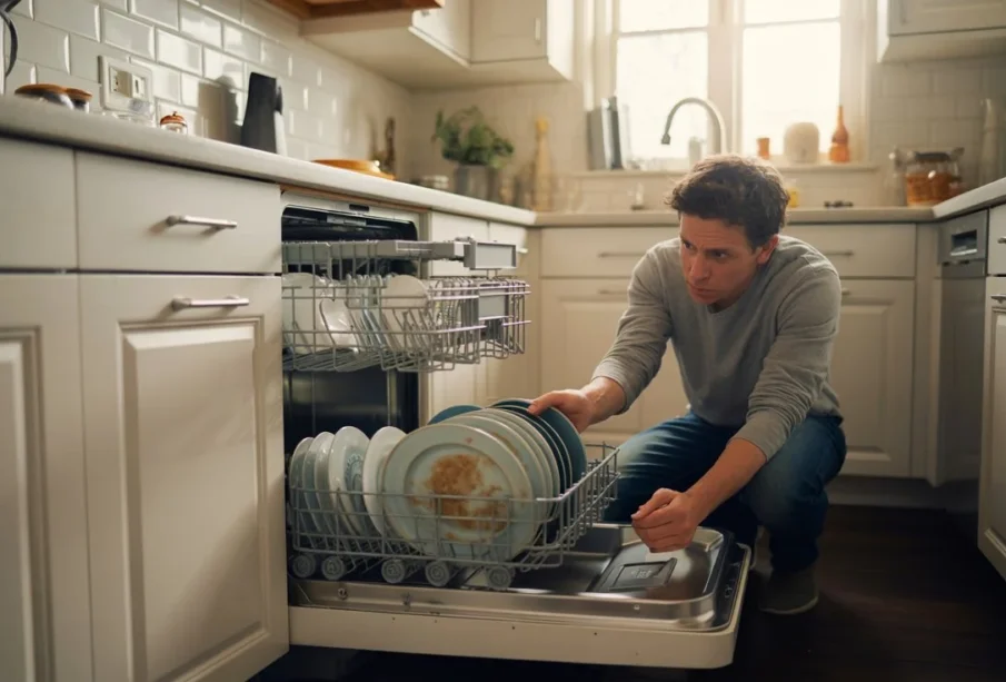 Zmywarka nie domywa naczyń