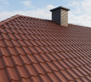 Trzy różne materiały dachowe odporne na zmienne warunki pogodowe.