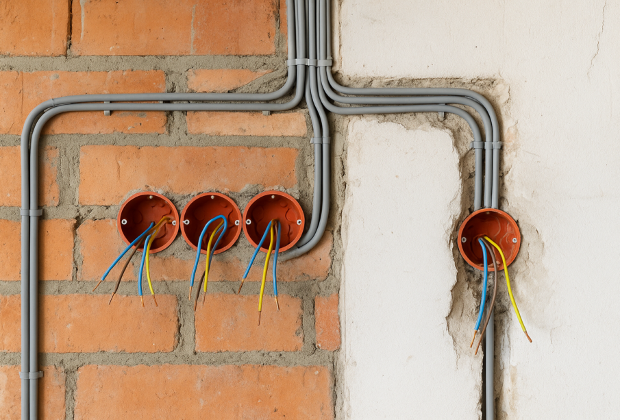 Prowadzenie elektryki – schemat instalacji elektrycznej w domu jednorodzinnym