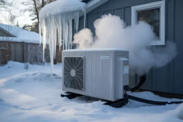 Pompa ciepła pracująca w silnym mrozie - pompa ciepła zimą